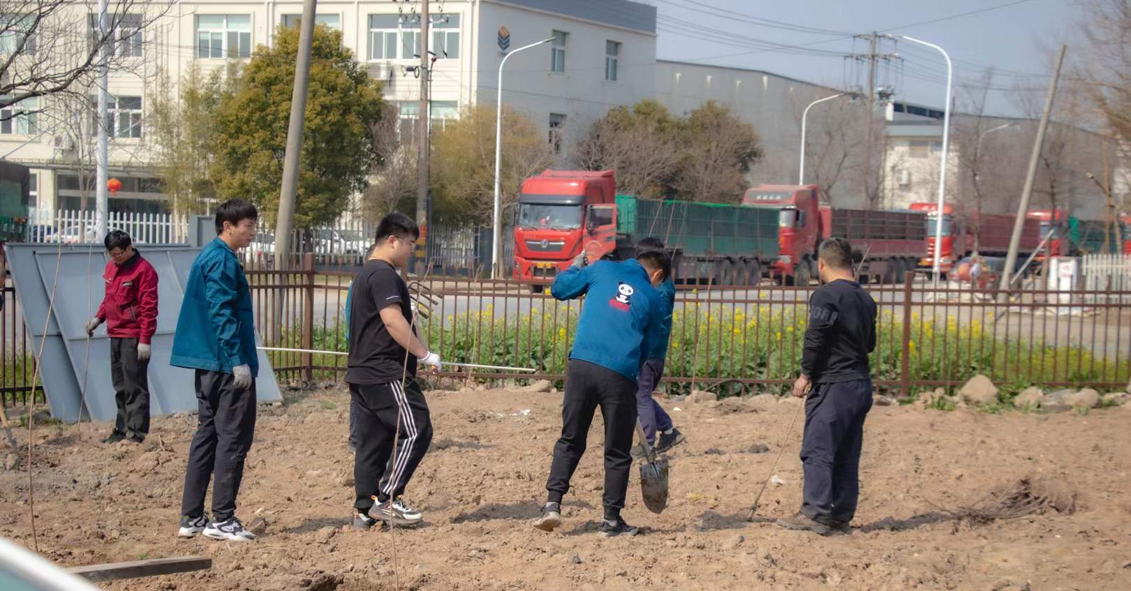 伟德国际BETVlCTOR电源柴油发电机组厂家植树